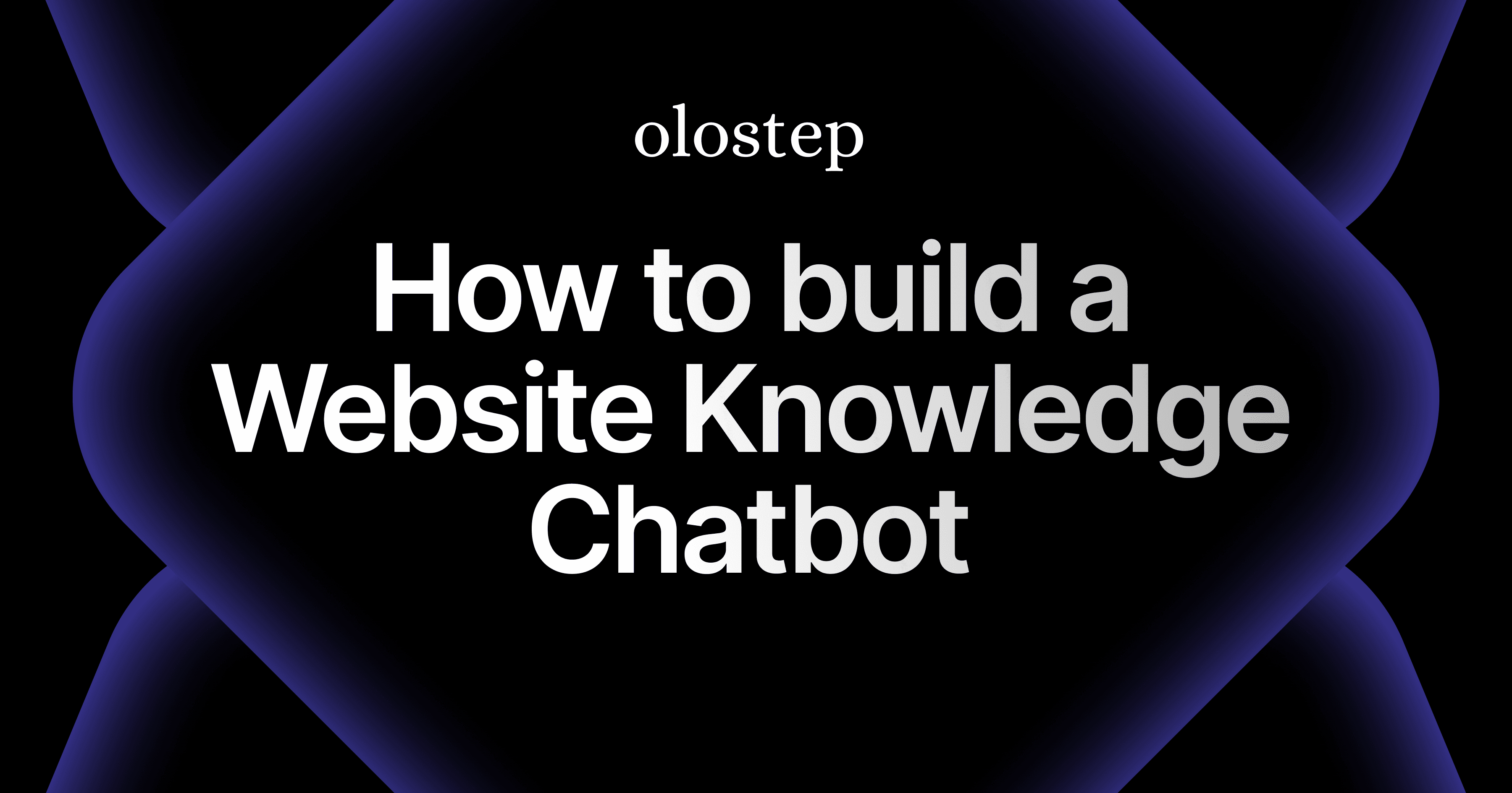 Build a Website Chatbot Using Streamlit, ChromaDB, Olostep, and OpenAI (v1.7.6)